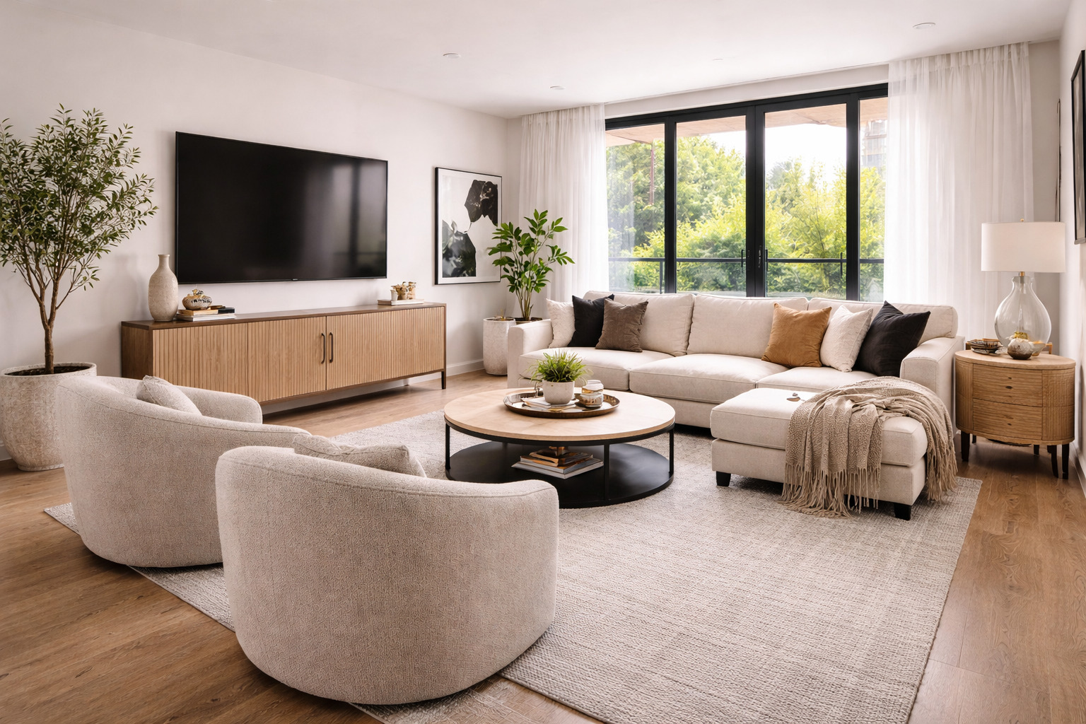 Structa 360 - Modern Living Room Interior Delhi