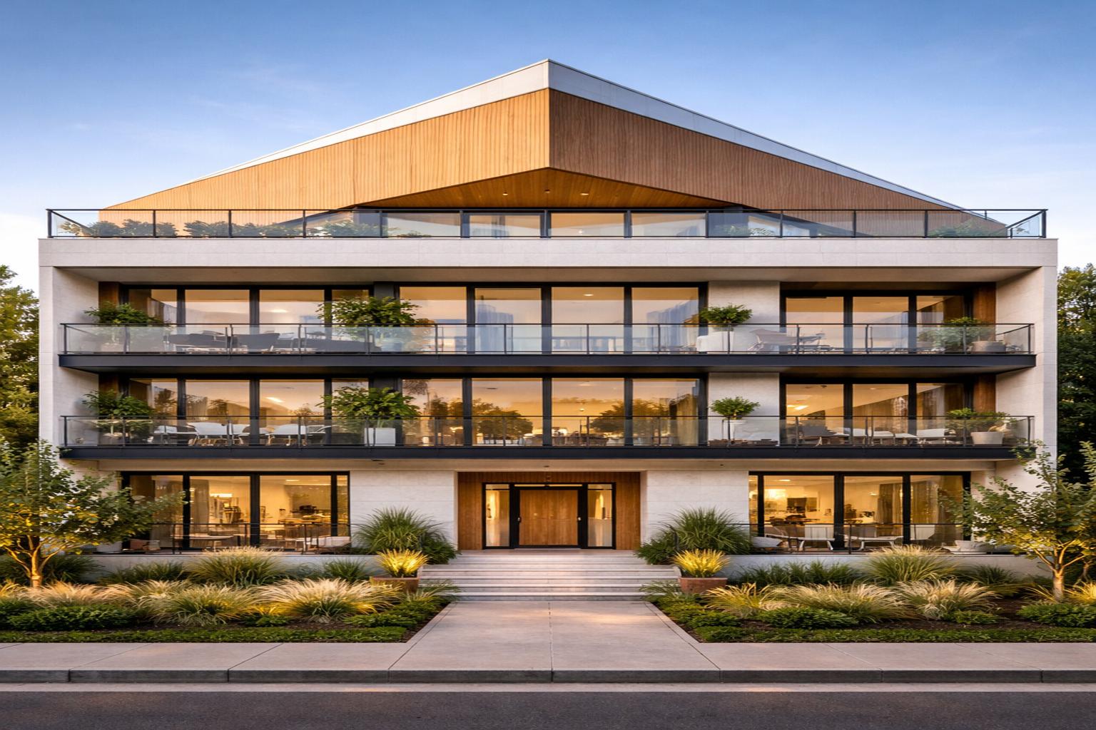 Structa 360 - Modern Building Facade Design Delhi NCR